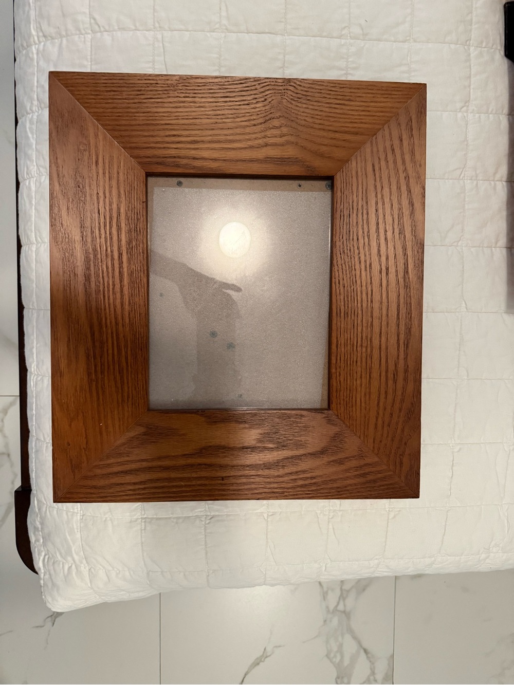 Crate&Barrel Solid Wood Picture Frame in Brown 8x10